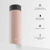 imageJoyJolt Triple Insulated Water Bottle with Straw Lid AND Flip Lid 32oz Large Water Bottle 12 Hour HotCold Vacuum Insulated Stainless Steel Bottle BPAFree Leakproof Water Bottles  Thermos BottleBlush Pink