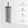 imageJoyJolt Vacuum Insulated 24 oz Tumbler with Lid and Straw 2 Each Vacuum Double Wall Stainless Steel Tumbler Copper Lined for 12Hr HoldCold Drinks Leakproof Water Bottle Tea or Iced Coffee CupDovey Grey