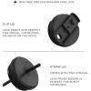 imageJoyJolt Vacuum Insulated 24 oz Tumbler with Lid and Straw 2 Each Vacuum Double Wall Stainless Steel Tumbler Copper Lined for 12Hr HoldCold Drinks Leakproof Water Bottle Tea or Iced Coffee CupMatte Black