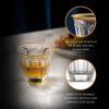 imageJoyJolt Windsor Gold Rim White Wine Glasses Crystal Wine Glasses Set of 2 6 oz Wine Glasses Stemmed Wine Glass Set Fancy Wine Glass made in Europe Modern Wine Glasses Wine Glasses for White WineWhiskey Glasses