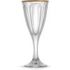 imageJoyJolt Windsor Gold Rim White Wine Glasses Crystal Wine Glasses Set of 2 6 oz Wine Glasses Stemmed Wine Glass Set Fancy Wine Glass made in Europe Modern Wine Glasses Wine Glasses for White WineWhite Wine Glasses