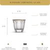 imageJoyJolt Windsor Gold Rim White Wine Glasses Crystal Wine Glasses Set of 2 6 oz Wine Glasses Stemmed Wine Glass Set Fancy Wine Glass made in Europe Modern Wine Glasses Wine Glasses for White WineWhiskey Glasses