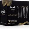 imageJoyJolt Windsor Gold Rim White Wine Glasses Crystal Wine Glasses Set of 2 6 oz Wine Glasses Stemmed Wine Glass Set Fancy Wine Glass made in Europe Modern Wine Glasses Wine Glasses for White WineHighball Glasses