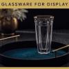 imageJoyJolt Windsor Gold Rim White Wine Glasses Crystal Wine Glasses Set of 2 6 oz Wine Glasses Stemmed Wine Glass Set Fancy Wine Glass made in Europe Modern Wine Glasses Wine Glasses for White WineHighball Glasses