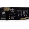 imageJoyJolt Windsor Gold Rim White Wine Glasses Crystal Wine Glasses Set of 2 6 oz Wine Glasses Stemmed Wine Glass Set Fancy Wine Glass made in Europe Modern Wine Glasses Wine Glasses for White WineWhiskey Glasses