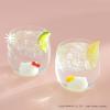 imageTall Drinking Glasses with 3D Hello Kitty ampamp Mimmy Icons Set of 2 by JoyJoltDOF Glasses