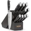 imageJoyJolt 7 Nakiri Knife High Carbon x50 German Steel Kitchen Knife  Magnetic Gift Boxed Japanese KnifeBlock Set Knives