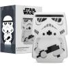 imageJoyJolt Character Stackable Star Wars Drinking Glasses  8oz Mandalorian Glass Cups Head and Body  Set of 2 for Bar Kitchen  Fun Glassware Star Wars GiftsStormtrooper