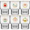 imageJoyJolt Disney Princess Iconic Tall 16 oz Drinking Glasses Highball Glass Cups Set of 6 ft Snow White Cinderella Sleeping Beauty and more Water Juice Coffee Tea Tumblers Disney Gifts10 ounce