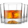 imageJoyJolt Everyday Whiskey Glasses  10oz Old Fashioned Glasses Set 4 Crystal Scotch Glasses Rocks Glass Bourbon Glasses Liquor Glasses Cocktail Glasses set