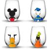 imageJoyJolt Spirits Stemless Wine Glasses for Red or White Wine Set of 415Ounces4 Count Pack of 1