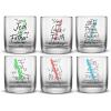 imageJoyJolt Star Wars Lightsaber Collection 10oz Drinking Glasses Set of 6 Limited Edition Obi Wan Kenobi Darth Vader Luke Skywalker Glass Tumblers Star Wars Gifts Short Drinking Glass Set