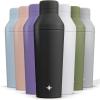 imageJoyJolt Triple Insulated CocktailProtein Shaker Bottle 20oz Shaker Cup with Alcohol Measure Lid and Jigger Cap 12hr Ice Cold Bottle for Protein Mixes Shake or Smoothie Metal MixerMatte Black