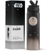 imageJoyJolt Triple Insulated Water Bottle with Straw Lid AND Flip Lid 32oz Large Water Bottle 12 Hour HotCold Vacuum Insulated Stainless Steel Bottle BPAFree Leakproof Water Bottles  Thermos BottleDeath Star