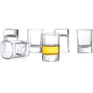 imageJoyJolt 6Pack Heavy Base Shot Glass Set 2Ounce Shot Glassesset of 6