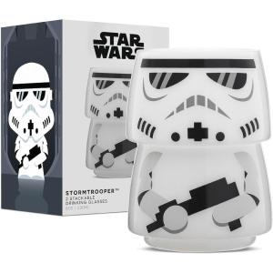 imageJoyJolt Character Stackable Star Wars Drinking Glasses  8oz Mandalorian Glass Cups Head and Body  Set of 2 for Bar Kitchen  Fun Glassware Star Wars GiftsStormtrooper