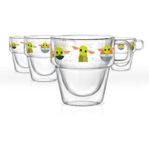 imageJoyJolt Stoiva Double Wall Insulated Glass Cups star wars  115 oz
