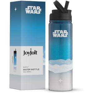 imageJoyJolt Triple Insulated Water Bottle with Straw Lid AND Flip Lid 32oz Large Water Bottle 12 Hour HotCold Vacuum Insulated Stainless Steel Bottle BPAFree Leakproof Water Bottles  Thermos BottleHoth