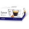 imageJoyJolt Savor set of 4 espresso cups  2 fluted and 2 non fluted glasses