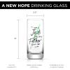 imageJoyJolt Star Wars Luke Skywalker Lightsaber Tall Drinking Glass  142 oz  Set of 2Luke Skywalker Green Lightsaber