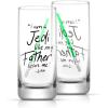 imageJoyJolt Star Wars Luke Skywalker Lightsaber Tall Drinking Glass  142 oz  Set of 2Luke Skywalker Green Lightsaber