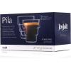 imageJoyJolt Pila Double Walled Espresso Glasses Set of 2 Espresso Cups 3 Ounce Capacity Stackable Thermal Clear Glass Cups Ideal Fit for Espresso Machine and Coffee Maker