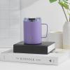 imageJoyJolt Triple Insulated Tumbler with Handle 12 oz Tumbler Cup with Lid Vacuum Sealed Copper Lined Double Wall Stainless Steel Tumblers Travel Mug with Lid Coffee Tumbler Smoothie Cup Tea MugLilac Purple