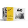 imageJoyJolt Star Wars Dark Side Monochrome Short Drinking Glasses 10oz Glass Tumbler Cup Set ft Darth Vader and Stormtrooper Star Wars Kitchen Glasses Set of 2 Star Wars Gifts for Men Women and AdultsStar Wars