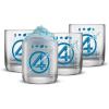 imageJoyJolt Marvel The Fantastic Four First Steps Blueprint Short Drinking Glasses 10oz Superhero Glass Cups Set of 4 Glass Tumbler Set Drink Gifts for Marvel Lovers