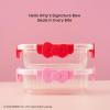 imageJoyJolt Sanrio Hello Kitty Fluted Glass Food Storage Containers with Lids 2x Airtight Glass Storage Containers with Lids for Kitchen Reusable Lunch Meal Prep Container Cute Hello Kitty Gifts