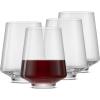 imageJoyJolt Sidney Stemless Wine Glasses Set of 4  19 oz Modern Drinking Glasses  Tapered Bulb Shaped Tumbler Cups for White and Red Wine  Home Bar Glass Set  Premium Crystal Made in EuropeStemless Wine Glasses