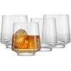 imageJoyJolt Sidney Stemless Wine Glasses Set of 4  19 oz Modern Drinking Glasses  Tapered Bulb Shaped Tumbler Cups for White and Red Wine  Home Bar Glass Set  Premium Crystal Made in EuropeWhiskey Glasses
