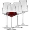imageJoyJolt Sidney Stemless Wine Glasses Set of 4  19 oz Modern Drinking Glasses  Tapered Bulb Shaped Tumbler Cups for White and Red Wine  Home Bar Glass Set  Premium Crystal Made in EuropeRed Wine Glasses