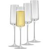 imageJoyJolt Sidney Stemmed Champagne Flutes Set of 4  7 oz Modern Champagne Glasses for Prosecco Rose Sparkling Wine Mimosa Cocktail Wedding Registry Hosting Gifts  Premium Crystal Made in EuropeClear