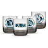 imageJoyJolt DC Comics Batman Gotham City Noir Short Drinking Glasses Set of 4 10oz Glass Tumbler Cup Set Superhero Drinking Cups Collectible Novelty Glassware Fathers Day Batman Gifts