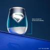 imageJoyJolt DC Superman A Symbol of Hope Stemless Drinking Glasses Glass Cups Set of 4 19oz Teardrop Glass Tumblers Adult Superman Gifts