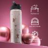 imageJoyJolt Disney MonoMouse Stainless Steel Water Bottle with Flip Straw Lid 22 oz Vacuum Insulated Water Bottle BPAFree Tumbler ft Minnie Mouse  Pink