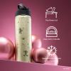 imageJoyJolt Disney MonoMouse Stainless Steel Water Bottle with Flip Straw Lid 22 oz Vacuum Insulated Water Bottle BPAFree Tumbler ft Minnie amp Mickey Mouse  Gold