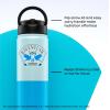 imageJoyJolt Harry Potter Ravenclaw Stainless Steel Water Bottle with Flip Straw Lid 22 oz Vacuum Insulated Water Bottle Blue Reusable BPAFree Travel Tumbler Harry Potter Gifts for Women Men Him Her