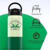 imageJoyJolt Harry Potter Slytherin Stainless Steel Water Bottle with Flip Straw Lid 22 oz Vacuum Insulated Water Bottle Green Reusable BPAFree Travel Tumbler Harry Potter Gifts for Women Men Him Her